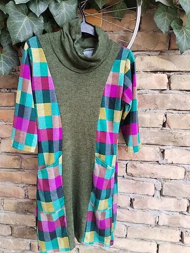 haljine borca: Trikotazna haljina S, M vel Super ocuvana rasprodaja Duzina 82 Pazuh — 10