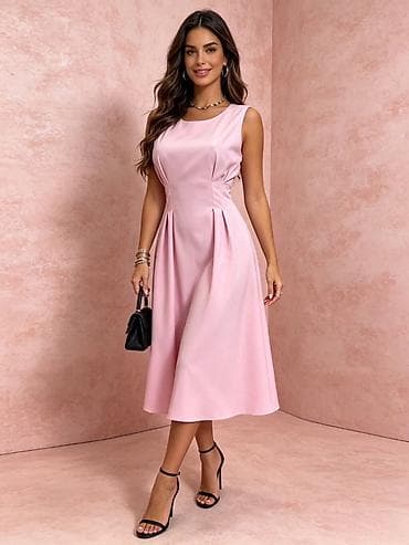 Haljine: ✅Elegantna midi haljina bez rukava
✅2400 din — 5