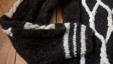Women's Sweaters, Cardigans: M, Wool, New Year Eve, Print — 3