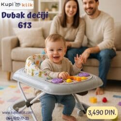 Dubak dečiji 613 - Model sa stabilnim okvirom i više točkića za lakše