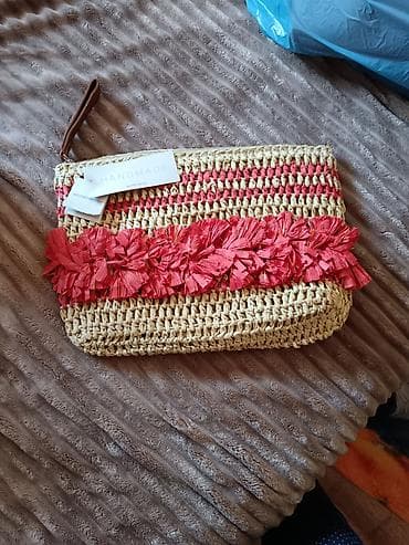 Men's Clothing: Ručno rađena pletena torbica/pismo-tašna od prirodnih vlakana. Dizajn — 1