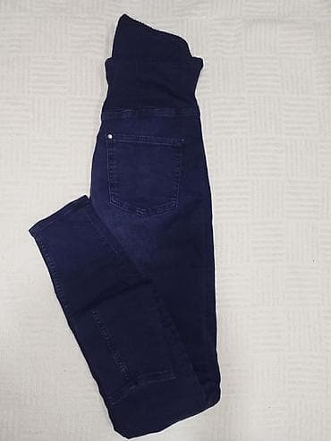 push up gace: Trudničke farmerke – Super Skinny High Rib, veličina S - Model: Super — 2