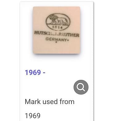 antikviteti prodaja: Tanjir 1969g.Hutschenreuther porcelan Nemacka. Tanjir bez — 10