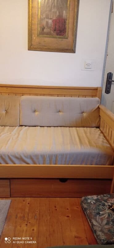 dimenzije barskih stolica: Rucni rad kauc-sofa od belog jasena,vrlo malo koriscen,sa dve — 2