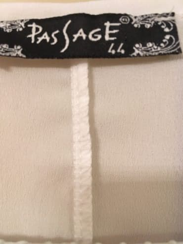 svecane tunike za punije dame: 2XL, Jednobojni, bоја - Bela — 3