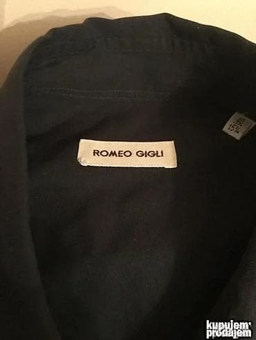 Kućna odeća: Originar ROMEO GIGLI kosulja 44 NOVA 100% extra fine cotton Ramena — 5
