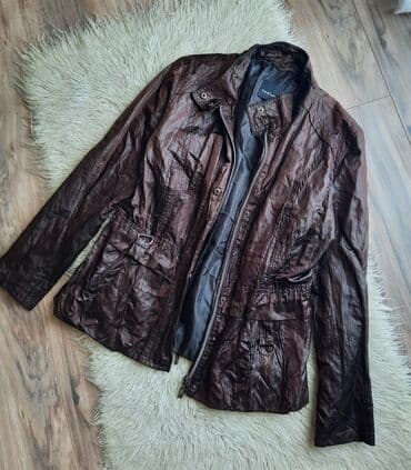 Women's Clothing: Odlicna jakna. Braon boje, presijava se. Dodatno se strukira — 1