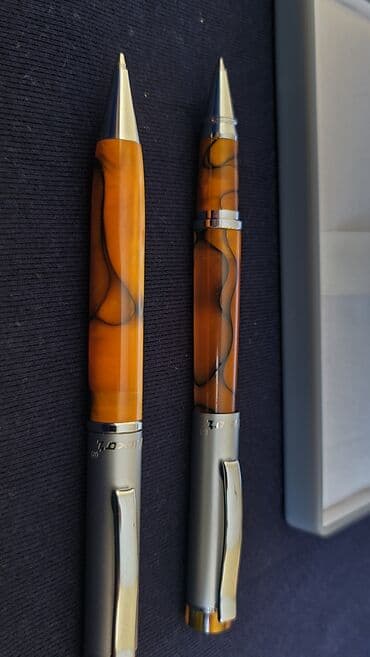 lila sako kombinacije: Elegantan poklon set olovaka – Etalon - Set od dve olovke u luksuznoj — 12