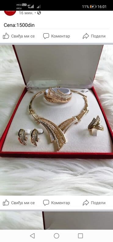 srebrni komplet nakita: Set nakita 2000 i 2500 — 2