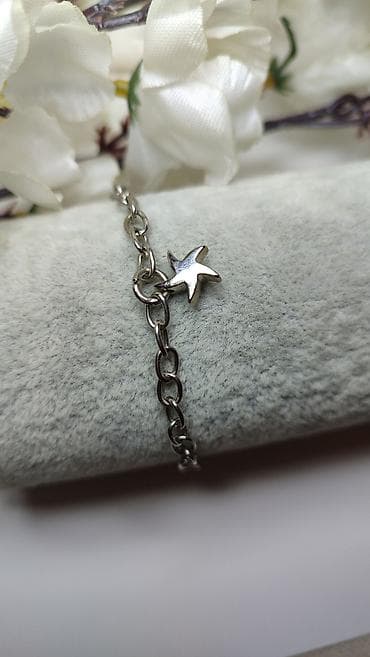 Novčanici: Narukvica sa priveskom morske zvezde - Materijal: metal u srebrnoj — 1