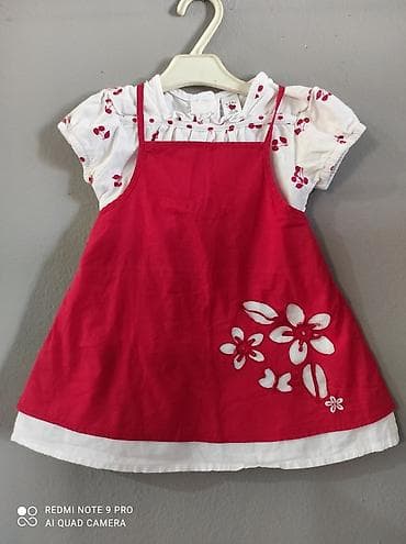 odeca za decu: Haljinica i majica u kompletu velicina 80, duzina haljinice 42 — 1