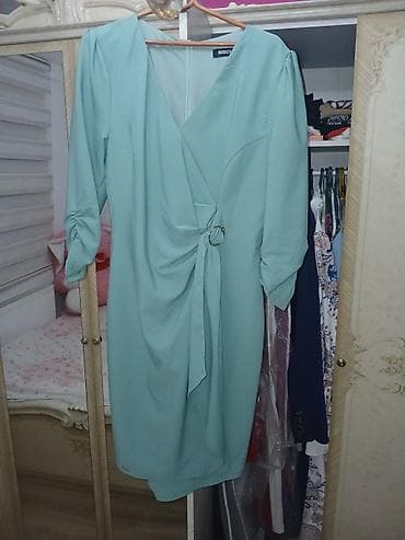 Ženska haljina BISCUIT, veličina 44. - Boja: pastelno mentol/seafoam