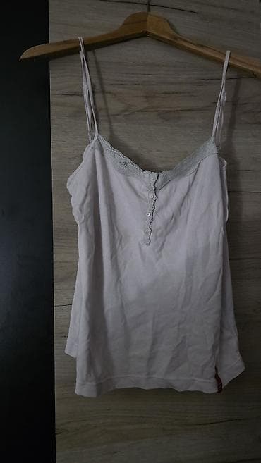 top coat: Ženska majica na bretele (kamizola) - Boja: svetloružičasta - — 1