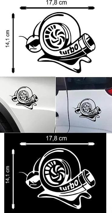 TURBO PUŽ - nalepnica - 410 📌 Opis: Samolepljive nalepnice izrađene