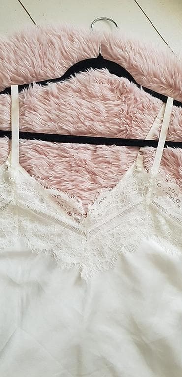 via spiga zenske cipele: Beli ženski satenski top na bretele - Materijal: glatka, svilenkasta — 2