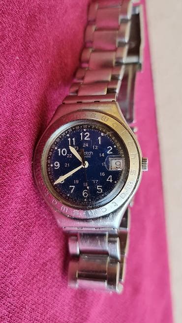 prodajem sat: Swatch muški ručni sat – Swiss Made - Kućište i narukvica od — 1
