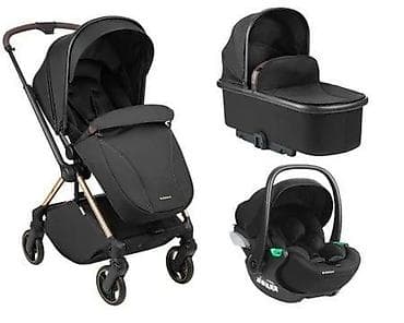 nastavak za kolica: KIKKA BOO Lanah premium 3u1 set – black Opis: Komplet uključuje: - — 1