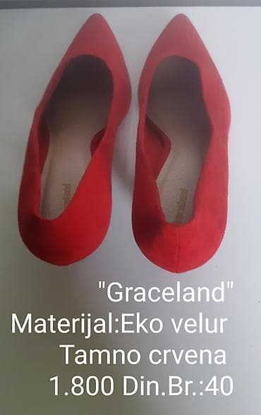 nike patike lunar force 1: Graceland ženske salonke - Model: špicasti vrh, niska štikla (kitten — 6