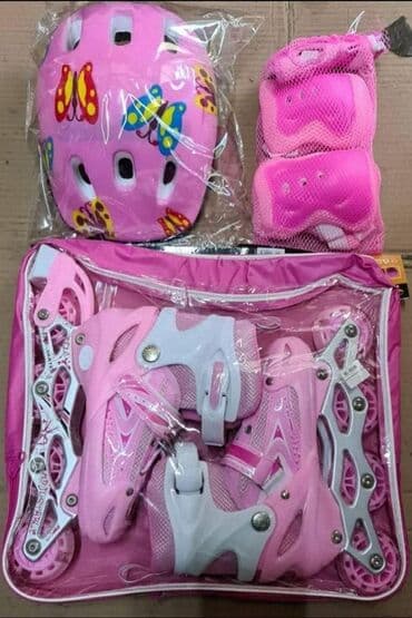 stitnici za rolere za devojcice: AKCIJA ROLERI, STITNICI, KACIGE Silikonski tockici Roze, plava, crvena — 8