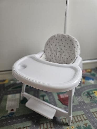 deciji ormar: Visoka stolica za hranjenje bebe/decu - Stabilna konstrukcija sa — 4
