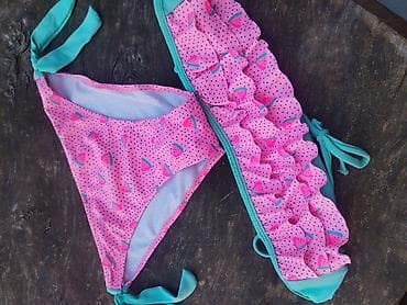 chanel kompleti: Kupaći za devojčice, veličina 12 godina. - Dvodelni model (top — 1