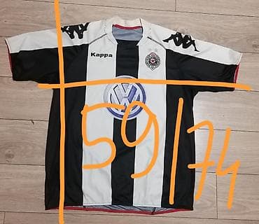svetleci broj 18: Originalni fudbalski dres FK Partizan – Kappa igrački - Dizajn — 1