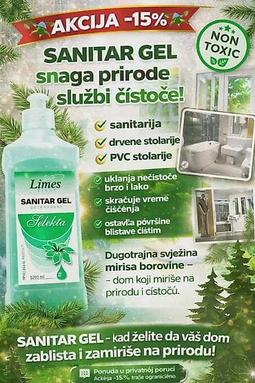 museme za krevet: Limes Sanitar Gel – Selektа, 500 ml - Deterdžent za čišćenje i — 3
