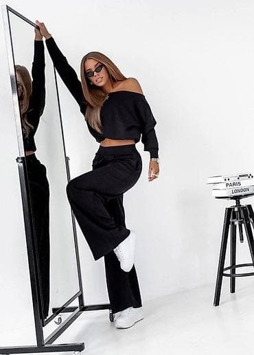 Beauty & Care: Top komplet – dukserica + pantalone širokih nogavica — 6