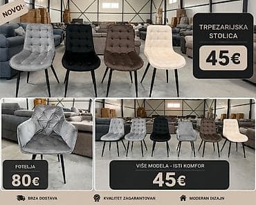 steperi za decu: Trpezarijske stolice – više modela, isti komfor - Cena: 45€ (po — 2