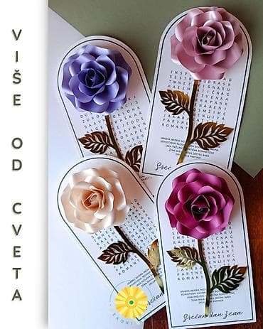 Donji delovi trenerke: Cvet od papira koji možete zalepiti bilo gde, jedinstven je jer se — 1