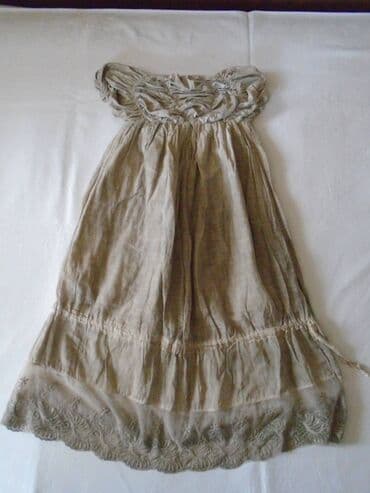 c a haljine 2022: S (EU 36), color - Beige, Without sleeves — 1