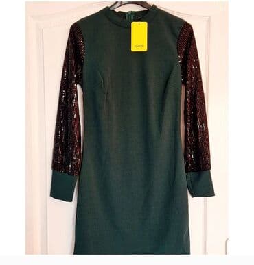 One size, color - Khaki, Evening, Long sleeves