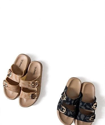 geris anatomske sandale: Ženske klompa-sandale TK Shoes sa dvostrukim kaiševima - Model — 2