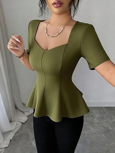 pull and bear jakne: 💫Elegantna ženska bluzica sa peplum krojem
✅2000 din — 7