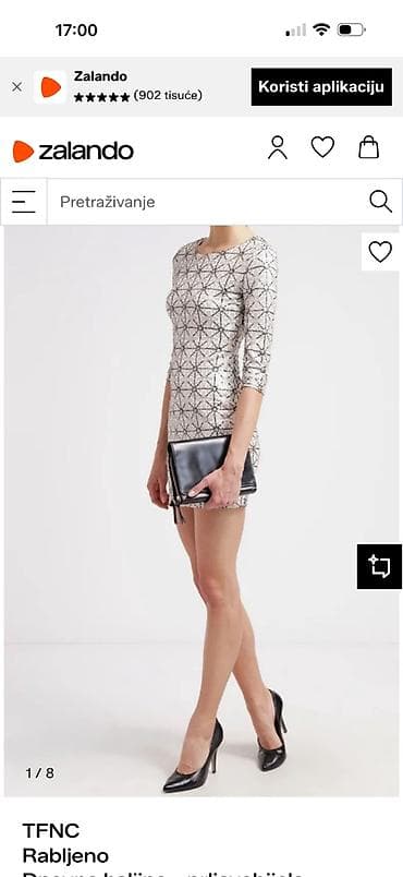 Kućna odeća: TFNC London ženstvena svečana haljinica, XS veličine — 1