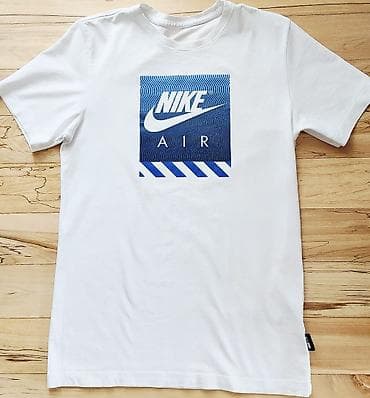 unisex majice sa štampom: Men's T-shirt Nike, bоја - Bela — 1