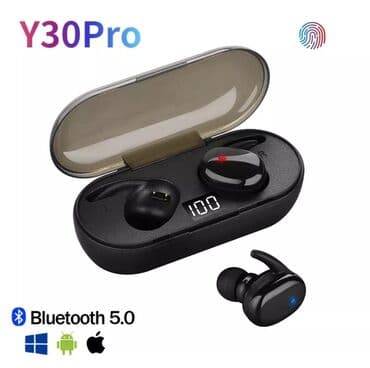 sinsay bluetooth slusalice: Bluetooth Slusalice Y30, nove i ispravne, sa uputstvom,kablicem i — 1