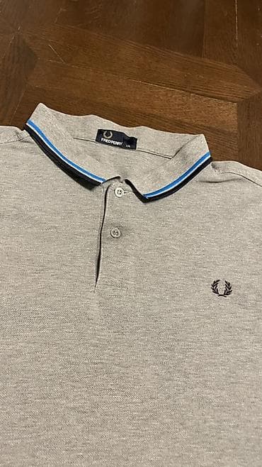 kratke helanke: Men's T-shirt Fred Perry, bоја - Siva — 2