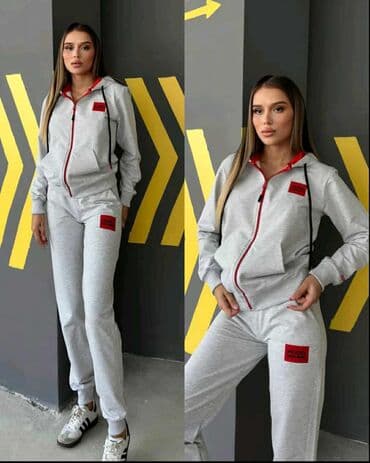 debele dukserice: 💫Ženski sportski komplet – dukserica sa kapuljačom i donji deo — 4