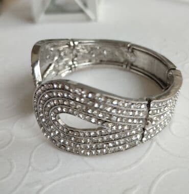 hermes narukvice: Nova narukvica na feder Bijoux de Boheme Češki kristal Prečnik - — 2