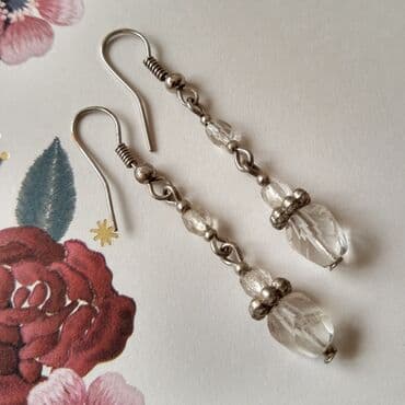 nakit swarovski: Dva para bilo kojih minđuša Češko staklo, poludragi kamen Potpuno — 2