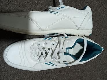 ngn patike: Bele sportske patike sa pertlama - Boja: bela sa tirkiznim detaljima — 2