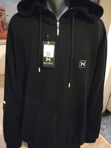 pantalone za punije: Novi muski pamucni duks sa kapuljacom u velikom broju No Copy 6XL — 4