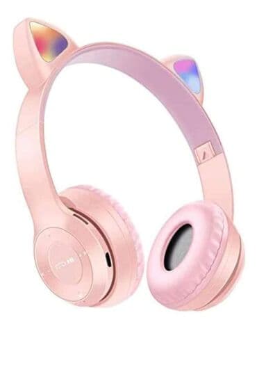 wireless rikverc kamera: Cat ear svetlece slusalice mackice specifikacija: broj artikla: p47 — 8