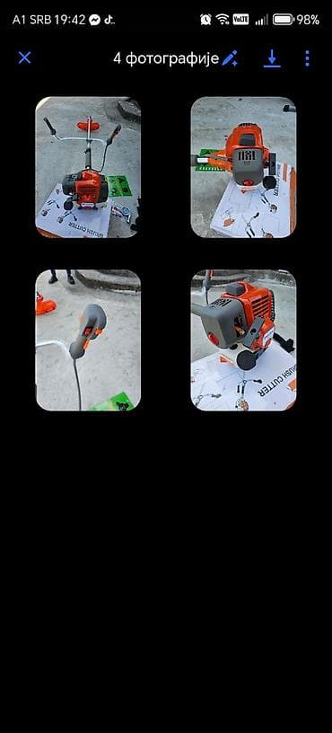 komode za spavace sobe: Benzinska trimer-kosa (brush cutter) - Motor: dvotaktni benzinski — 1