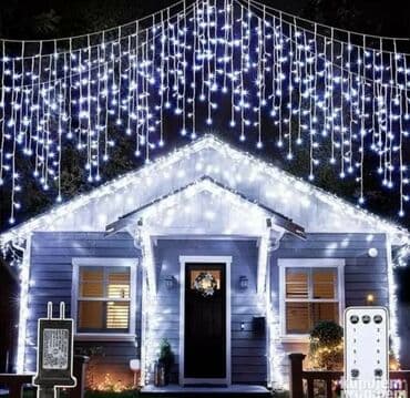 reflektori u boji: Led zavesa za spoljnu i unutrašnju upotrebu Dužina : 3m- 1.800dinara — 13