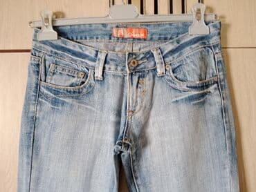 pantalone od vestacke koze: 30, 28, Cotton, Low rise, Straight — 2