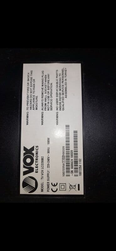 steamatic 100 gradi: VOX LCD televizor – model TV VOX LCD268S2 Ključne karakteristike: - — 2