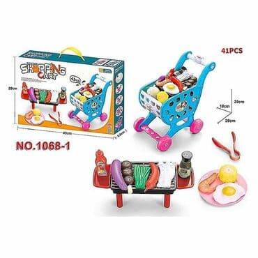 Igračke: Rostilj/kolica set za decu Play BBQ Karakteristike: Pribor za roštilj — 2
