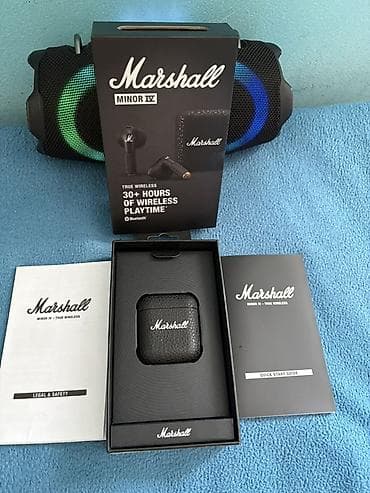 horizontalno i vertikalno: Marshall Minor IV Black – kao nove, kupljene 17.06.2026. Prodajem — 1